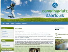 Tablet Screenshot of campingplatz-saarlouis.de